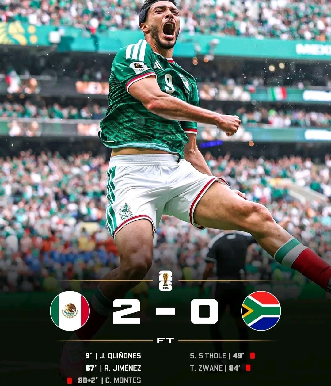 Mexico 2-0 South Africa. Three Red Cards. And Half of Africa Was Cheering for the Wrong Team — Here Is Why.