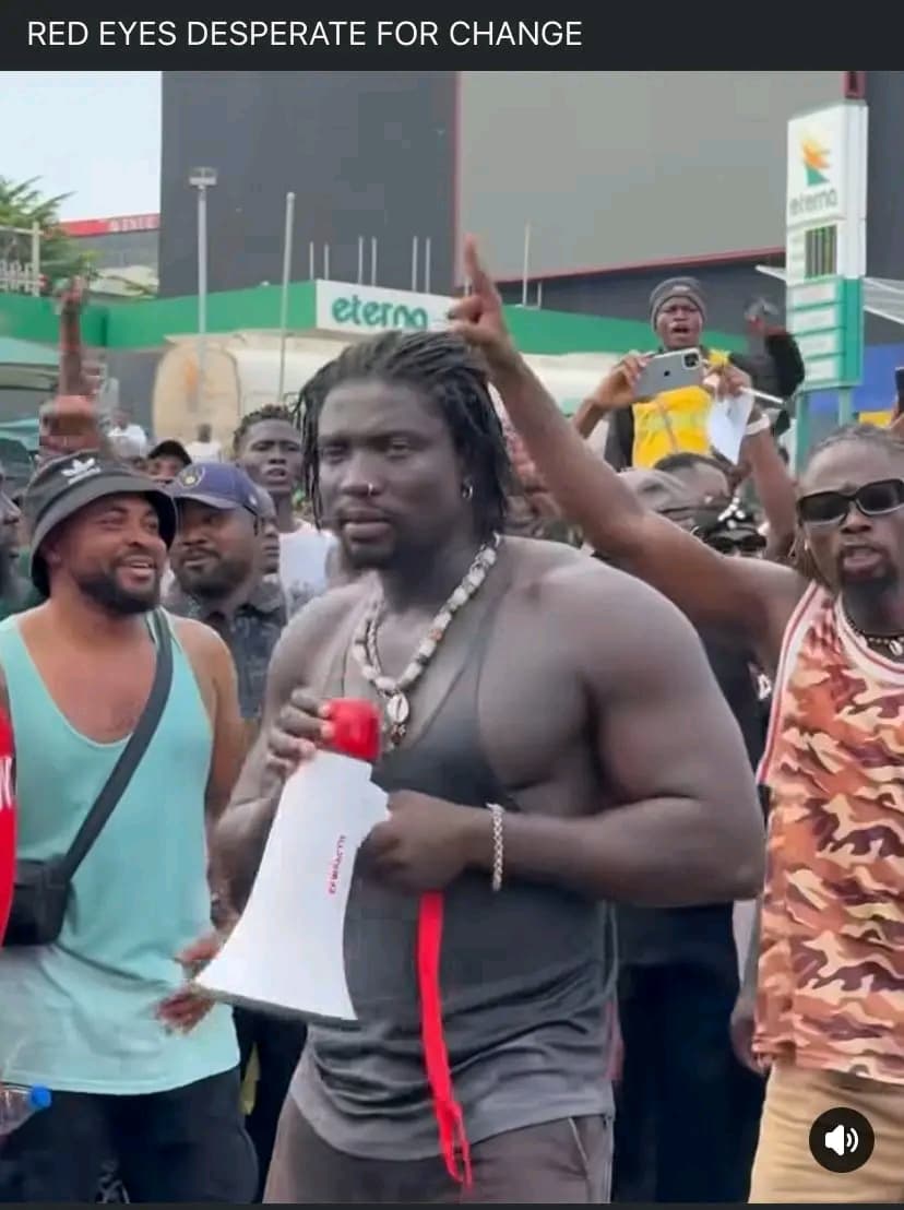 He Landed, He Marched, He Stood in Front of Soldiers. VDM's Return From China Triggered Nigeria's Biggest Insecurity Protests in Years.