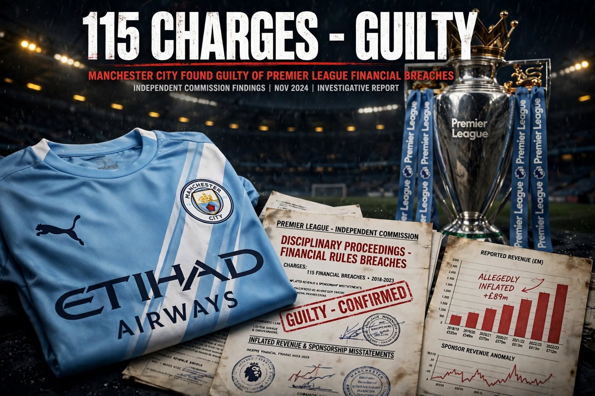 HOW THE PREMIER LEAGUE CAUGHT MAN CITY - THE FULL STORY FROM 2008 TO TODAY