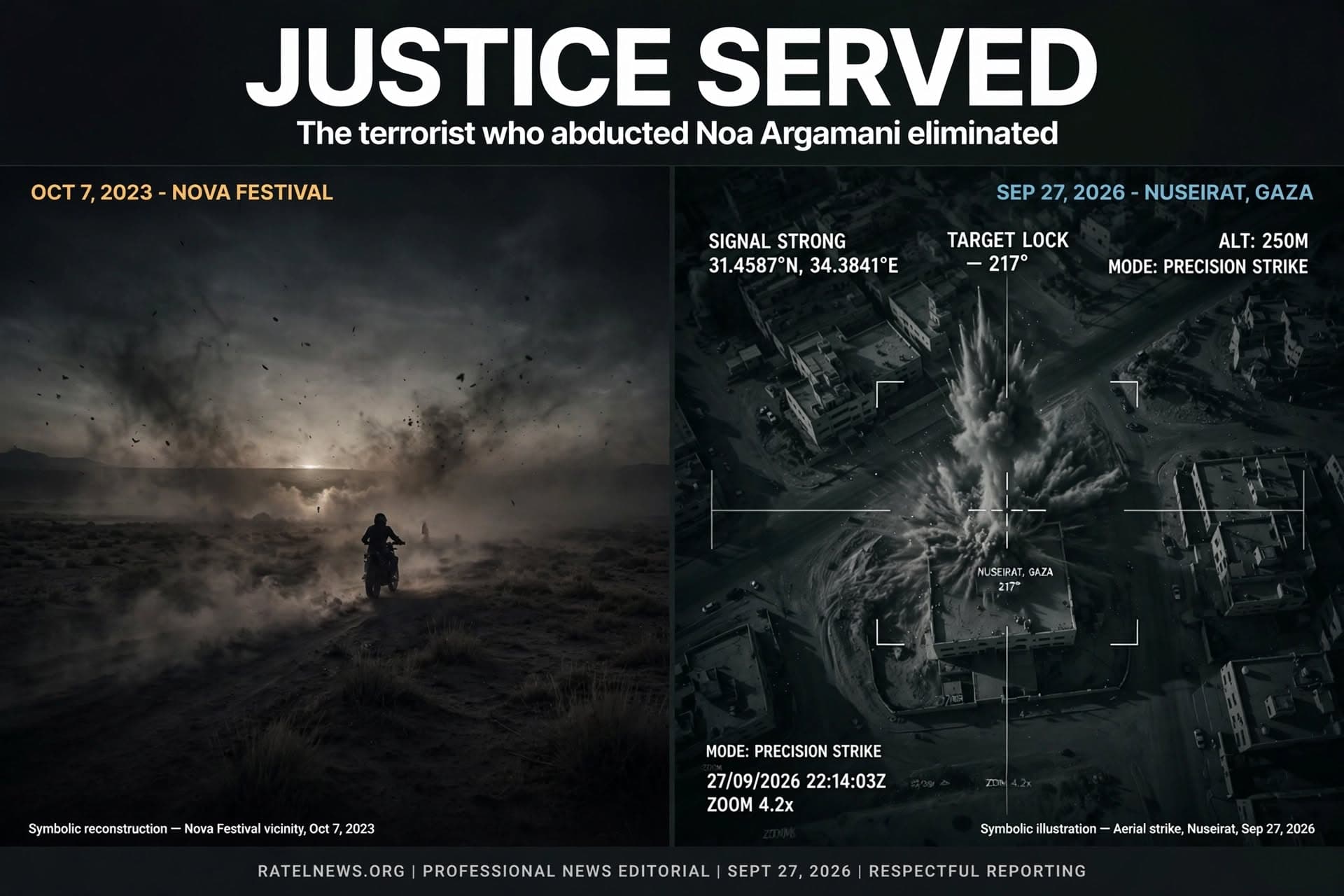 Justice Served: IDF Kills Terrorist Who Kidnapped Noa Argamani on Motorcycle at Nova Festival